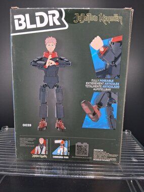 BLDR Jujutsu Kaisen Yuji Itadori 298-Piece Figure Set Boxed